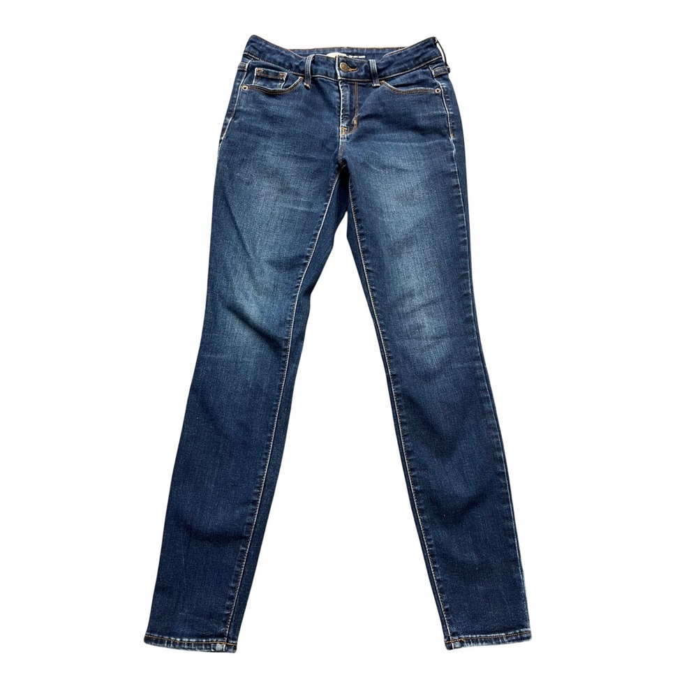 Old Navy Pop Icon Skinny Jeans Womens 2 Dark Wash Blue Stretch Denim Pants